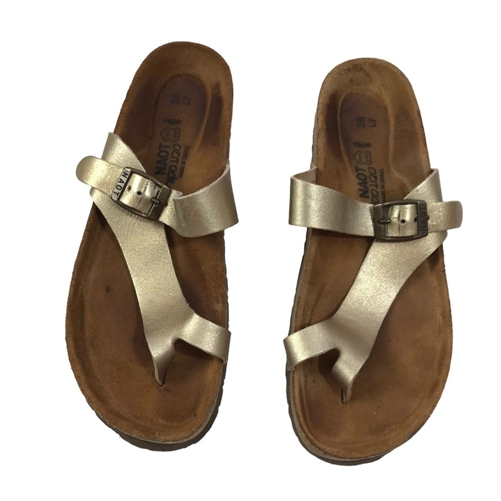 Noat Tahoe Gold Sandals size 38 L 7